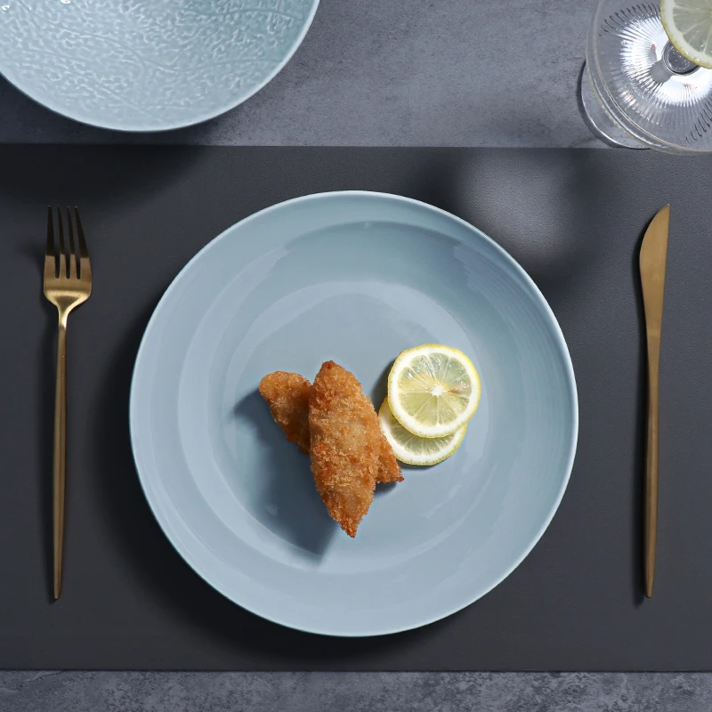 Наборы скандинавских тарелок. Роскошный набор керамической посуды для ужина. Набор столовых тарелок и керамических тарелок.