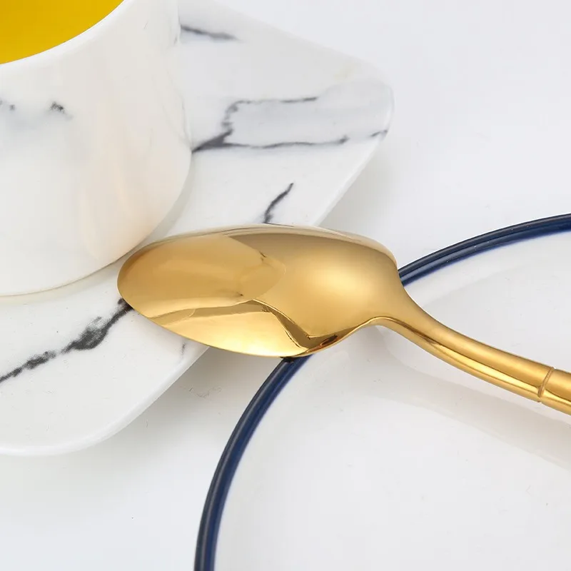 Эстетические столовые приборы, поставка отелей, роскошные свадебные вилки и ложки, набор вилок и ножей из нержавеющей стали