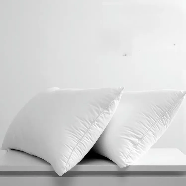 Сертифицированная подушка из белого гусиного пуха 200TC. Современная квадратная подушка для кровати с функциями охлаждения и массажа для сна.