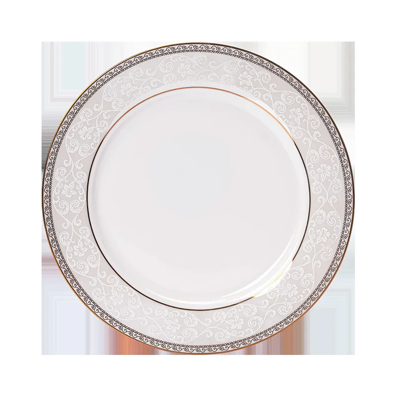 Hot Sale Handmade Black Ceramic Christmas Stoneware Dinnerware Sets Cheap Wholesale Dinner Plate Set for China