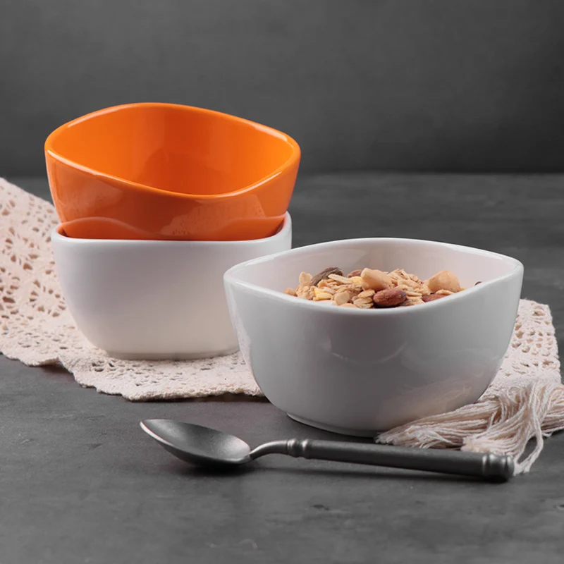 Изготовленные на заказ фарфоровые керамические сервировочные миски, фарфоровая чаша высокого качества, роскошная фарфоровая суповая миска