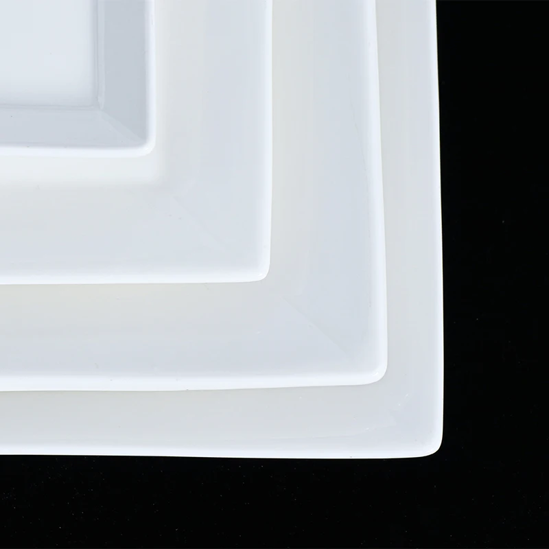 Производитель принадлежностей для отелей, оптовая продажа, керамическая тарелка для стейка, индивидуальный логотип, ресторан, отель, изысканный белый обеденный сервиз, керамическая тарелка для отеля