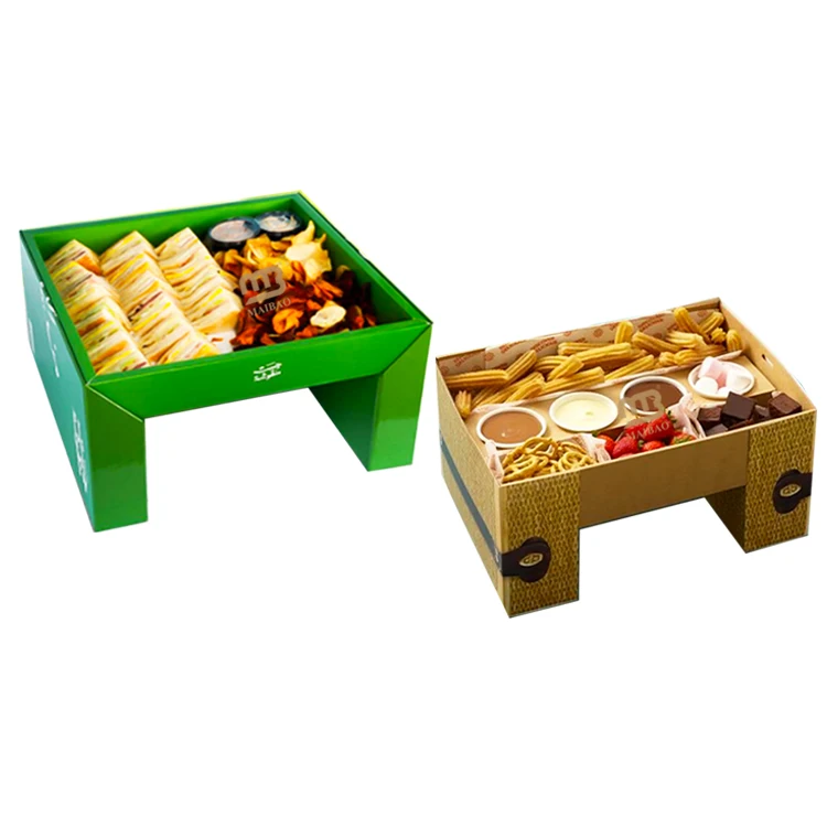Коробка для чипсов с принтом на заказ, упаковка для еды на вынос, упаковка для гамбургеров, картонная коробка для закусок, пиццы, штабелируемая коробка для обеда