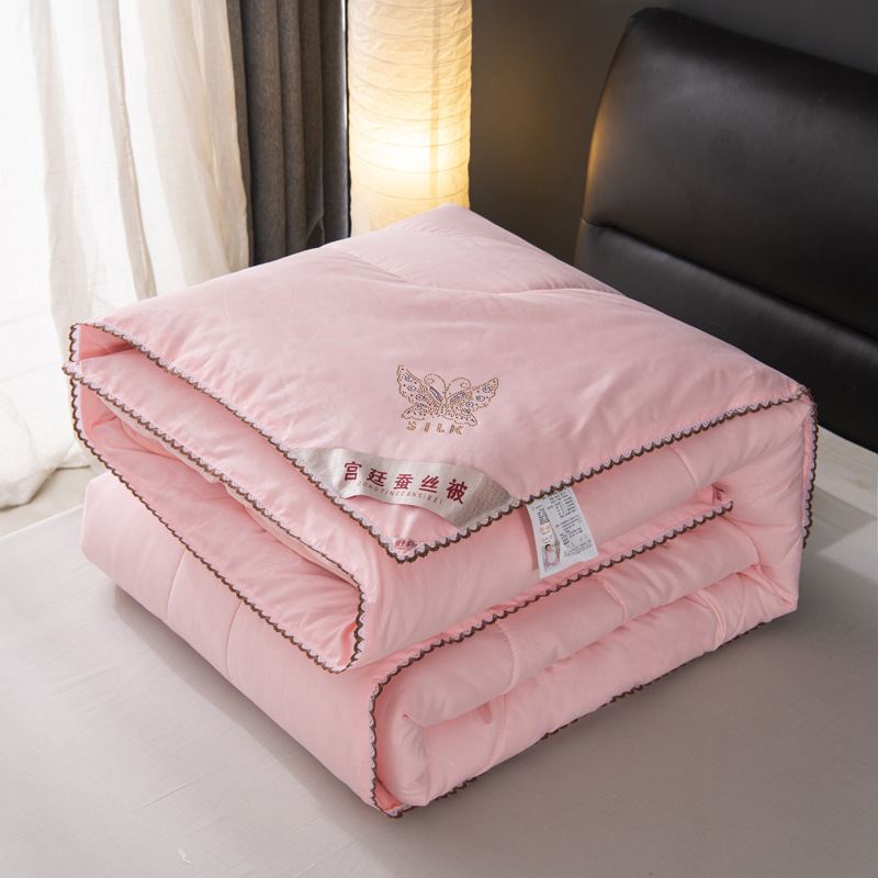 Silk Comforter Καλοκαιρινό χειμωνιάτικο πάπλωμα Queen Δίκλινο Πάπλωμα κινέζικο μεταξωτό πάπλωμα ένθετο Comforter Weighted κουβέρτα πάπλωμα