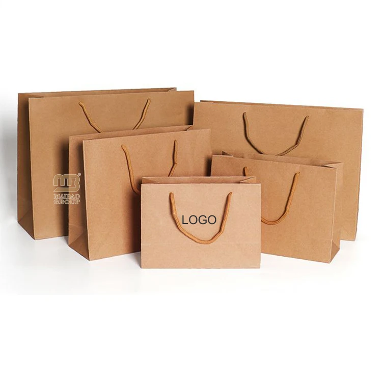 Белая персонализированная бумажная сумка для покупок, изготовленная на заказ подарочная сумка, индивидуальный размер, коричневые бумажные пакеты, одежда, подарок для покупок, бумажные пакеты для переноски