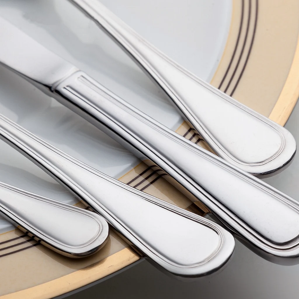 Роскошные высококачественные круглые ручки, тяжелые столовые приборы, столовые приборы для свадебных мероприятий, столовые приборы, нож, ложка, вилка, набор