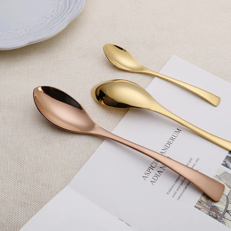 Набор столовых приборов из нержавеющей стали, столовые приборы Kaya, зеркало с покрытием, розовый металл, нержавеющая сталь для свадебных мероприятий, ресторанов, отелей