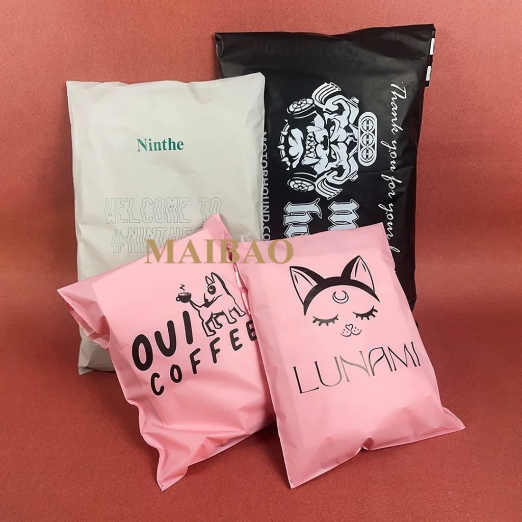 Сумка для доставки одежды на заказ, индивидуальный дизайн, экологически чистый розовый Co-ex, почтовые конверты из полиэтилена Ldpe, почтовая сумка для одежды