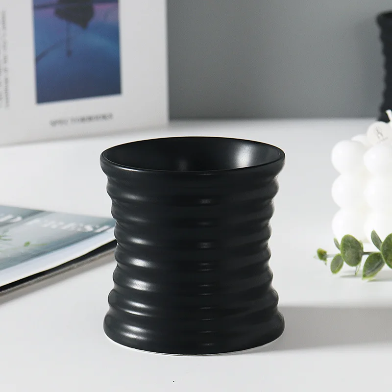 Керамическое кольцо на талию, набор чайных чашек с логотипом, черное блюдце и банка для свечей для любителей чая