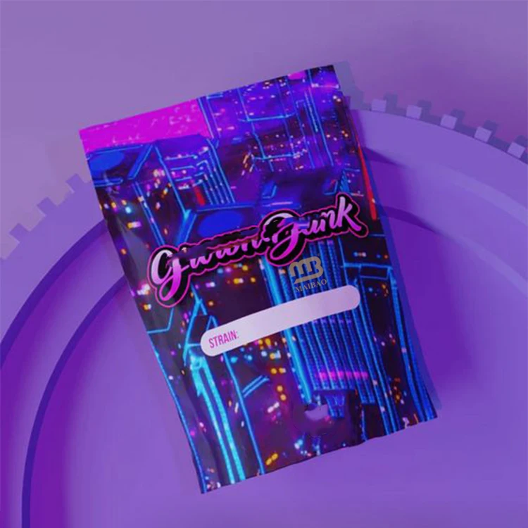 Оптовая продажа, термосвариваемые майларовые пакеты, 1 г, многоразовые матовые алюминиевые фольги, застежка-молния, майларовые голографические сумки, защита от запаха, майларовые сумки 3,5 на заказ