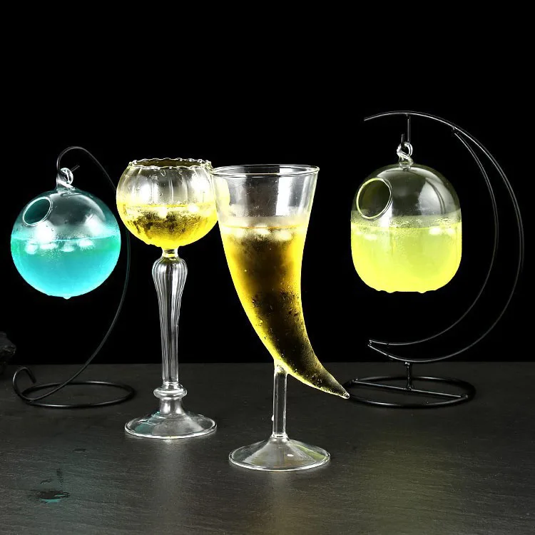 Creative Unique Fancy Cocktail Glasses Personalized Champagne Popular Drinks for Parties Including Whiskey Martini for Special