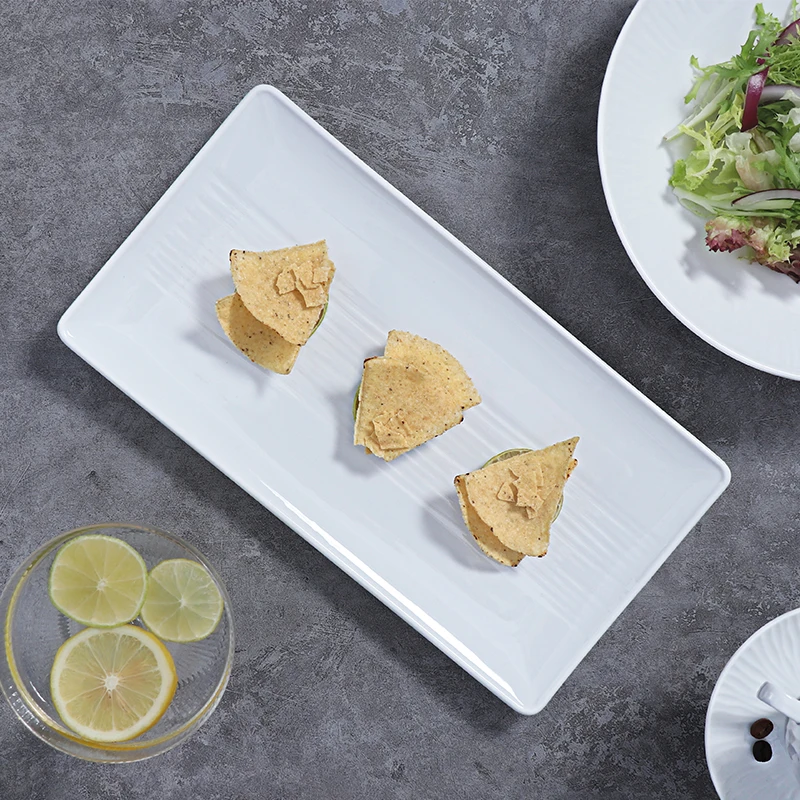 Производитель керамической посуды Оптовая продажа Салатница с лапшой Фарфоровая тарелка Гостиничная тарелка Ресторан Фарфоровая посуда