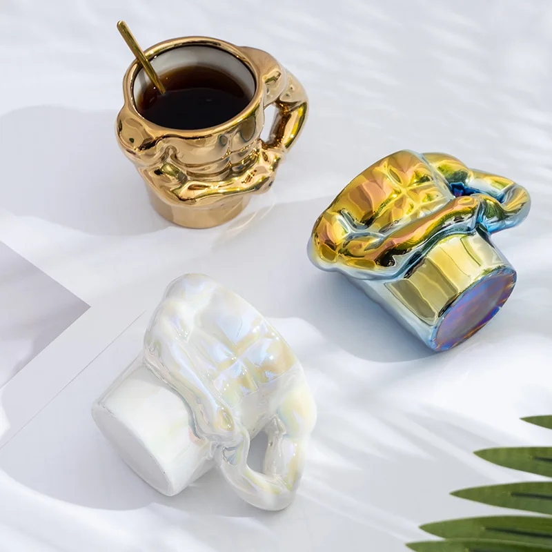 Ceramic Mug Funny Personality Creative Simple Colorful Coffee Cup Tea Cup Water Cup