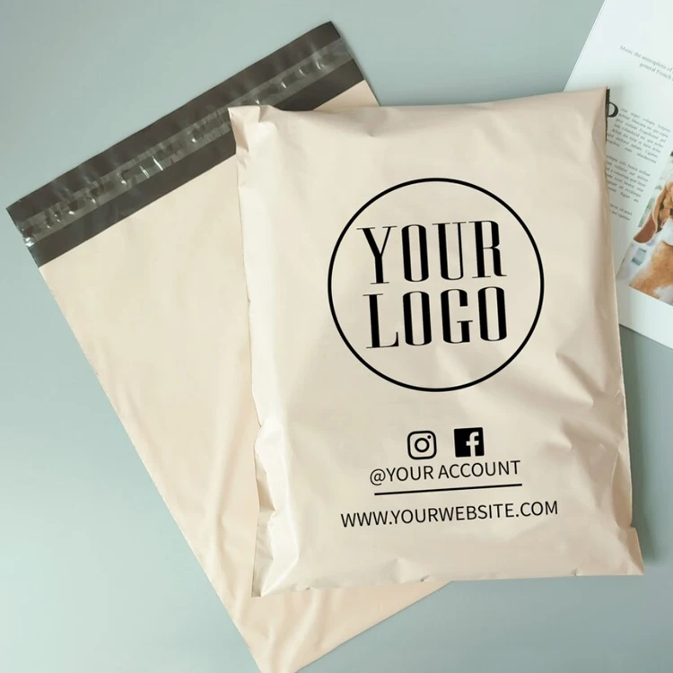 Самоклеящиеся пластиковые полиэтиленовые почтовые пакеты с индивидуальным логотипом, биоразлагаемые, экологически чистые, транспортировочные пакеты для одежды/одежды