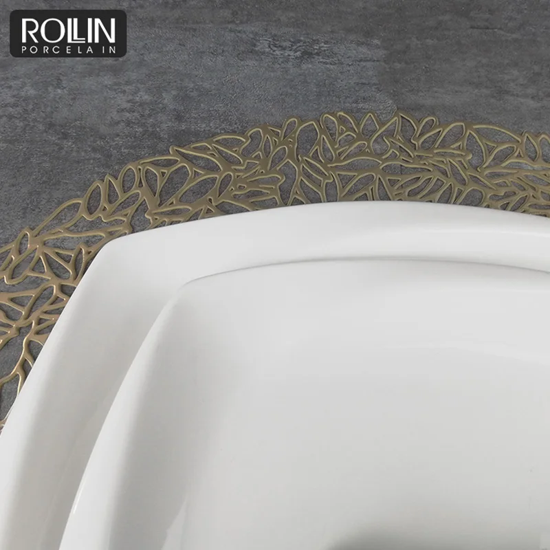 Китайские тарелки, обеденная тарелка, квадратные тарелки для ресторанов