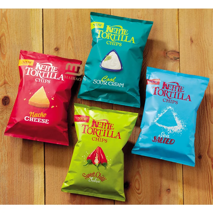 Изготовленные на заказ алюминиевые фольги, пластиковые герметичные пакеты с задней стороны, упаковка для закусок, пакет для банановых чипсов, термосвариваемый упаковочный мешок для картофельных чипсов