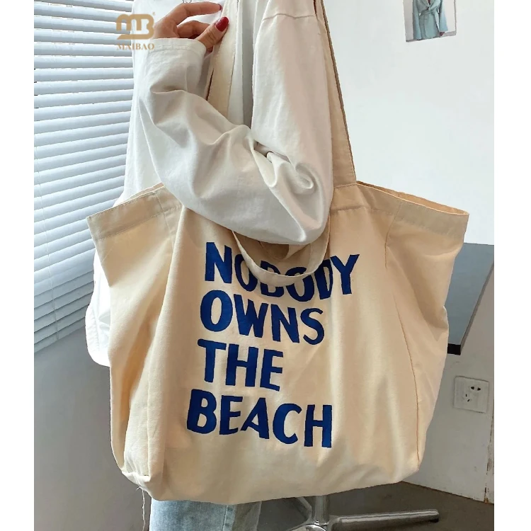 Пользовательские эко-путешествия, пустые сумки-тоут, оптовая продажа, многоразовая женская хлопковая холщовая ручная сумка, черная холщовая сумка с застежкой-молнией