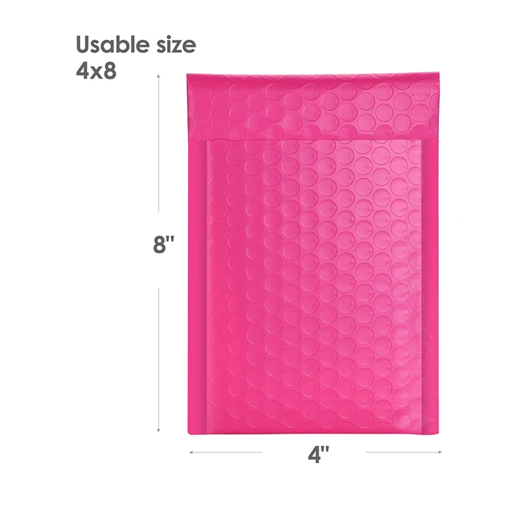 4×8 6×9 6×10 Устойчивый экологически чистый биологический логотип PBAT Custom Custom Compostable Bubble Polymailer Padded Mailer