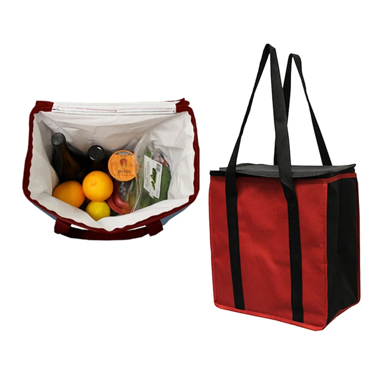 Большой маленький эко-водонепроницаемый термоизолированный мотоциклетный велосипедный рюкзак с принтом на заказ, сумка для доставки горячей еды с логотипом