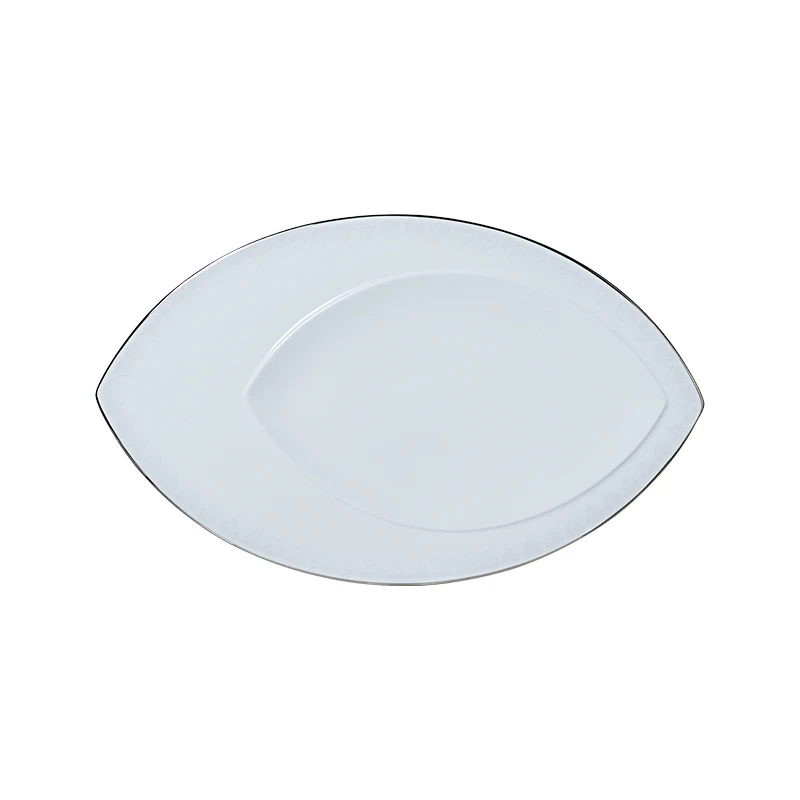 Белый костяной фарфор для ресторана, набор столовой посуды, тарелки из костяного фарфора, тарелка для ресторана