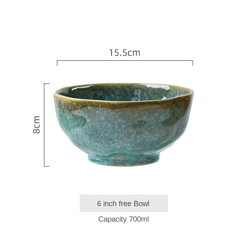 Creative Luxury Baked Bowl Plate Ceramic  Tableware Combination Set