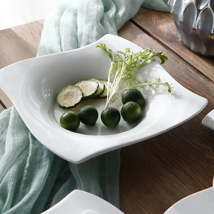 Modern Unique Design Tableware Porcelain Set